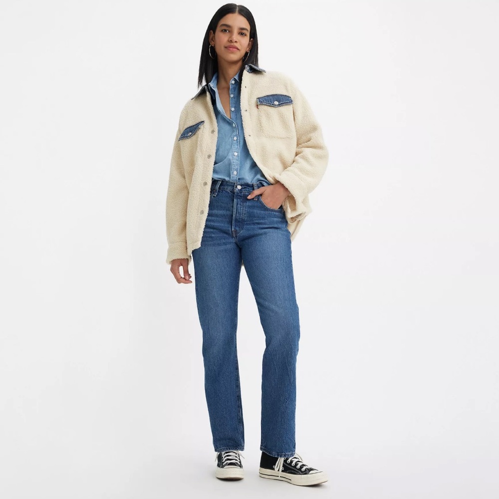 Levi’s 501 original straight denim - medium wash